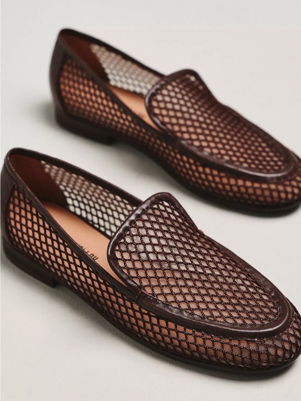 Anthropologie Maeve x Bibi Lou Exclusive Mesh Loafers Sz 40